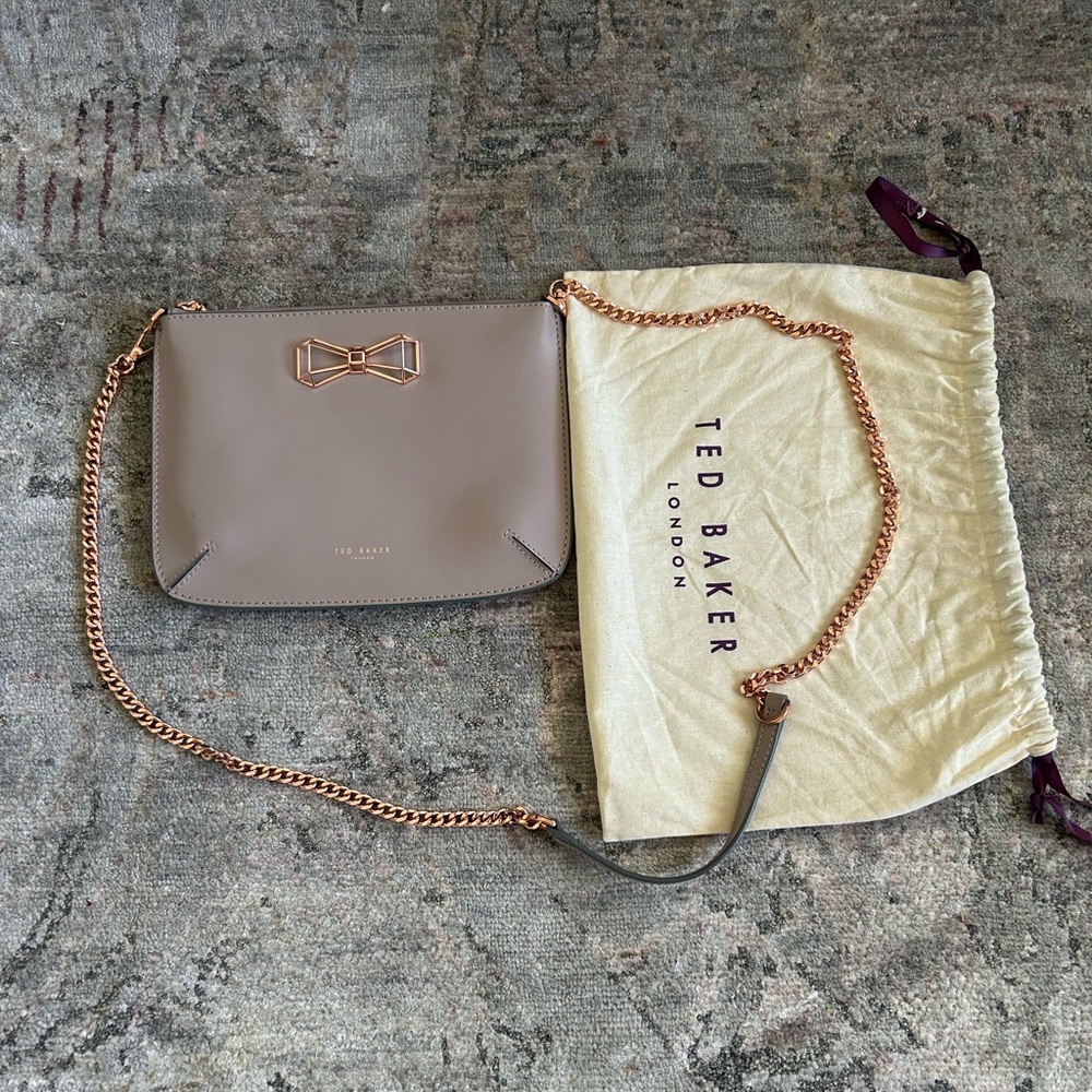 Ted Baker Bow Clutch Purse